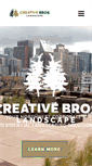 Mobile Screenshot of creativebroslandscape.com